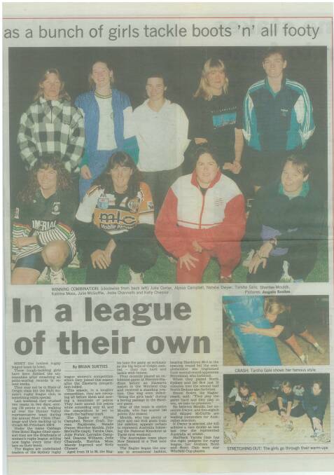 UNBEATABLES: Bulli's Cabbage Tree Eagles cut a swathe through their opposition in 1995.