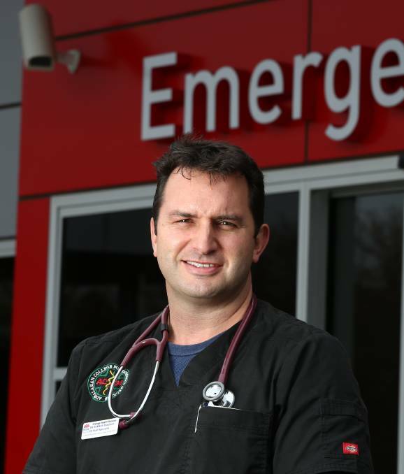 HELP IS AVAILABLE: Orange Health Service director of emergency medicine Dr Shamus Shepherd asks people to be respectful to staff when they attend hospitals. Photo: FILE