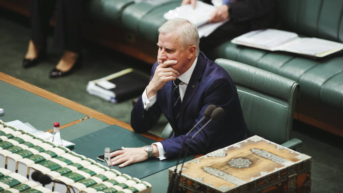 Michael McCormack lost his deputy prime ministership in the spill. Picture: Dion Georgopoulos