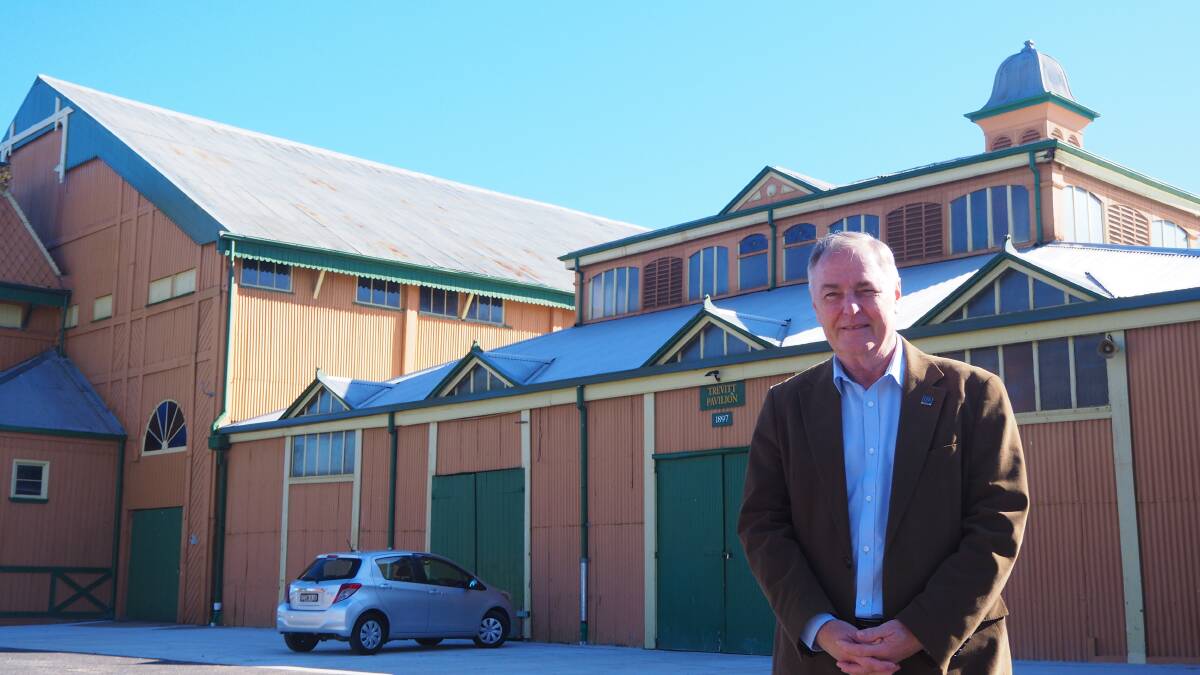 EXPANDING THE FESTIVAL: Andrew Fletcher, pictured at the showground, has met with council to discuss an expansion of its Winter Festival.