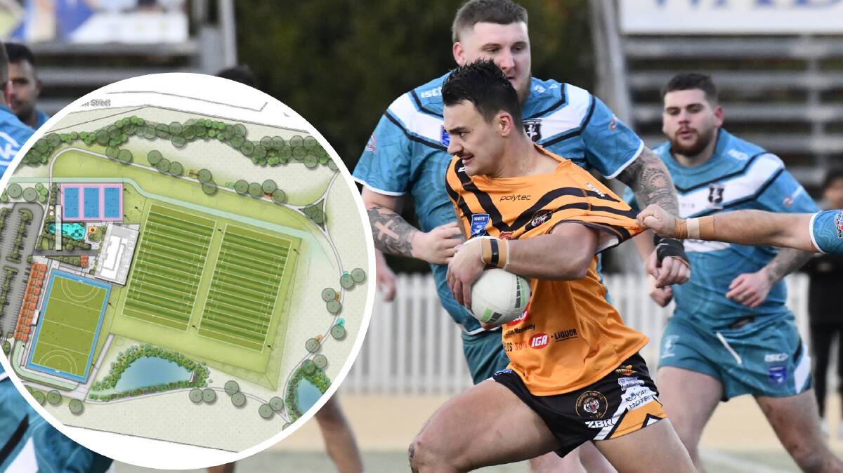 A new sporting complex would eventually play host to the Oberon Tigers. Main picture by Jude Keogh