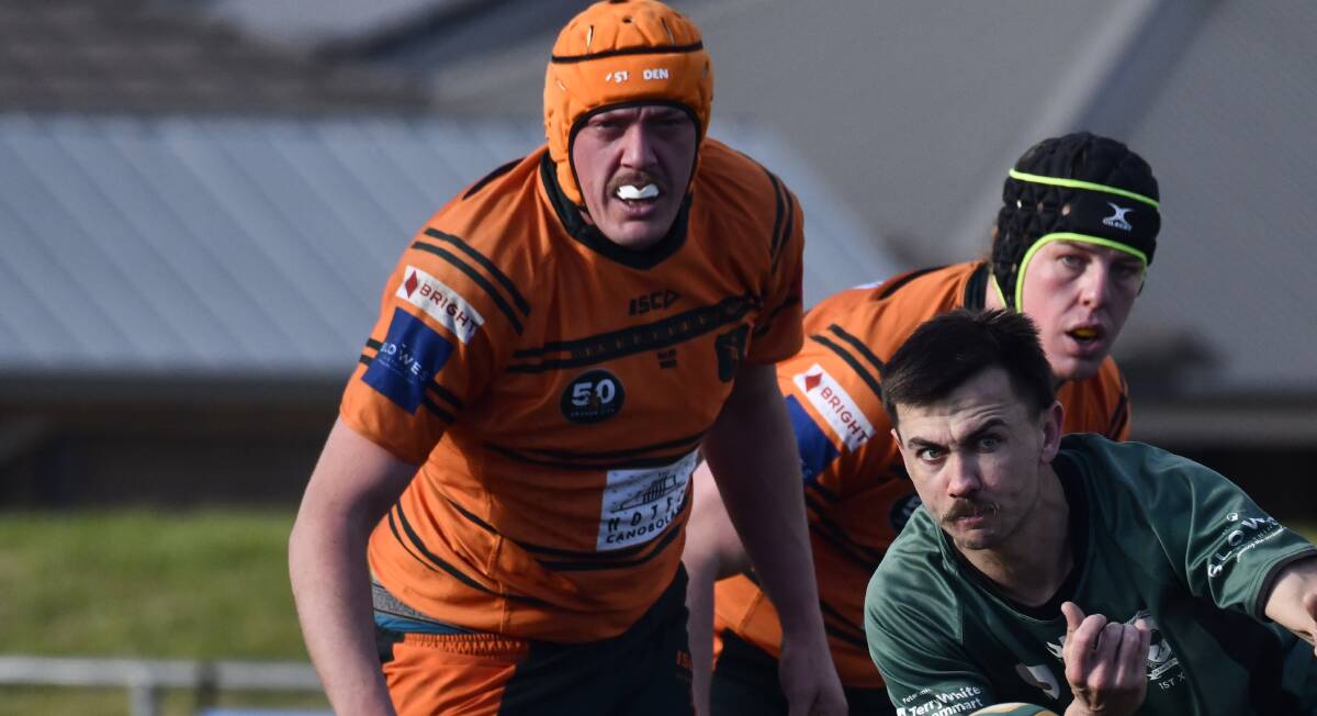 Orange City's Colin McGregor in action for the Lions against Orange Emus during the 2023 Blowes Cup season. Picture by Jude Keogh