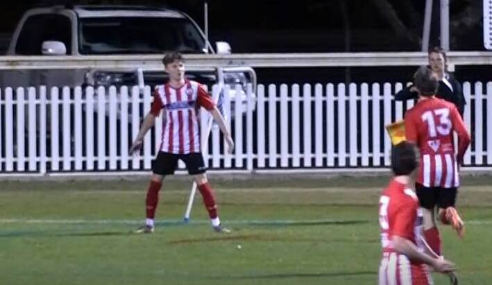 Barnstoneworth's Charlie Ross gave his best Ronaldo impression after scoring his side's first goal against Orana Spurs on Saturday.