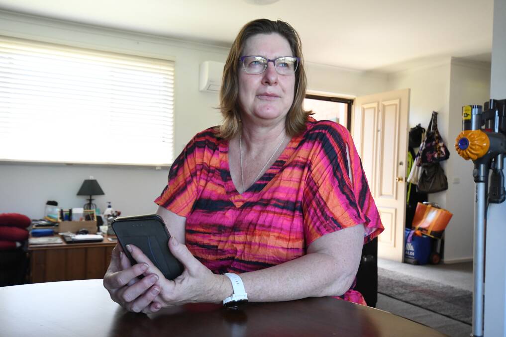 WATCH OUT: Julie Murray is speaking out to warn others of a phone scam making the rounds in the Central West. Photo: JUDE KEOGH.