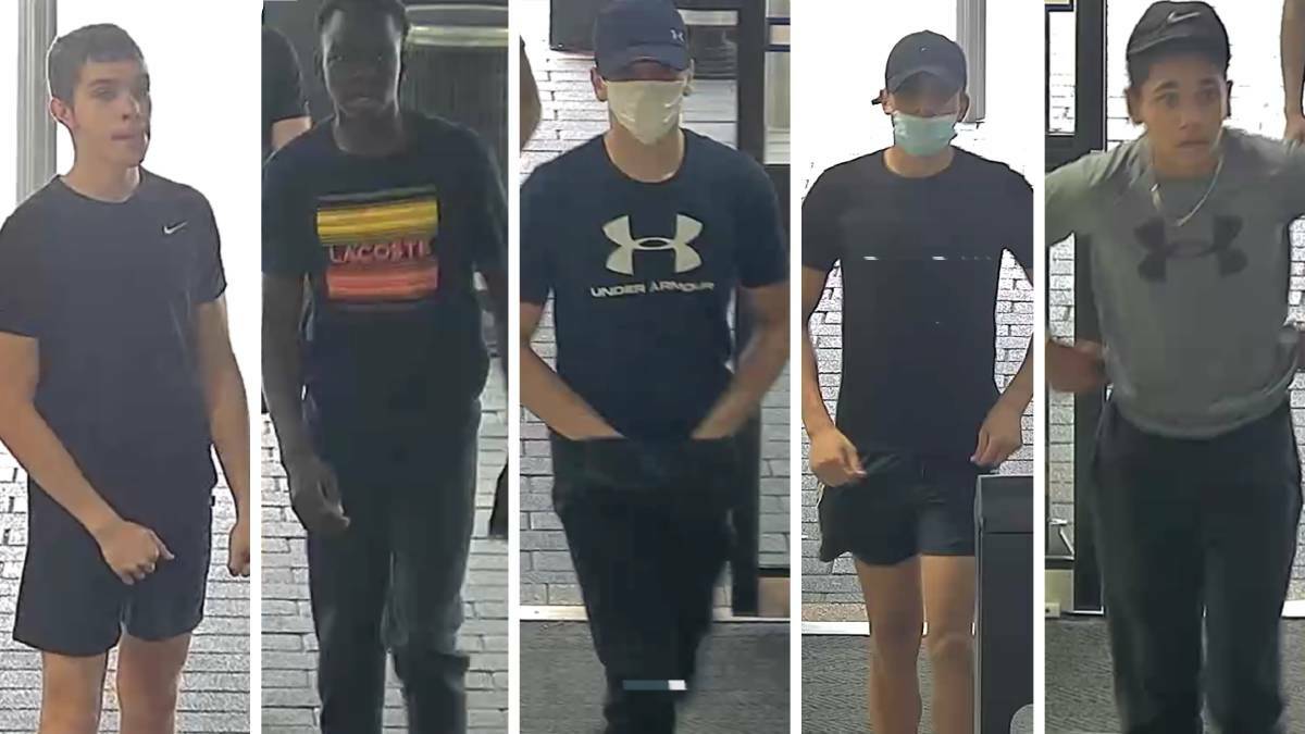 Police believe these five individuals can assist with their inquiries. Picture by ACT Policing.
