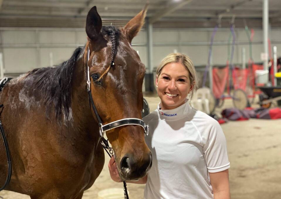 INSIDE START: Gemma Hewitt will drive Kash Us Back in the second of Wednesday night's TAB Regional Championships Western Heats. Photo: AMY REES