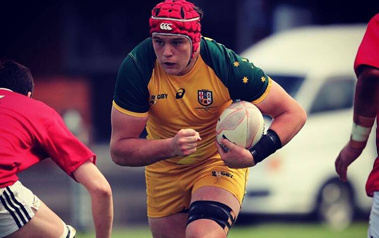 STUNNING VICTORY: Tom Hooper and the Australian Schoolboys ended their drought against New Zealand.