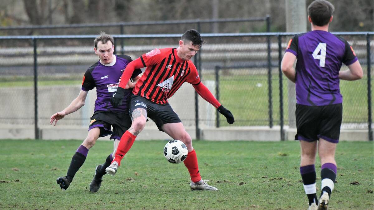 UP AND DOWN RESULTS: Last time Panorama FC played Parkes Cobras FC (pictured) it was a 5-1 win for the Bathurst club. This time Parkes claimed a 6-3 win. Photo: CHRIS SEABROOK