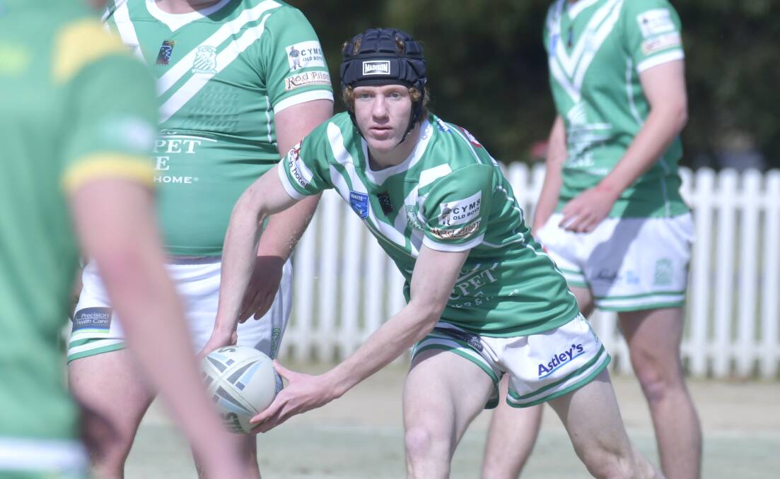 Dubbo CYMS' excellent opening half took them to a semi-final win in their under 18s clash against Orange CYMS. Picture by Jude Keogh.