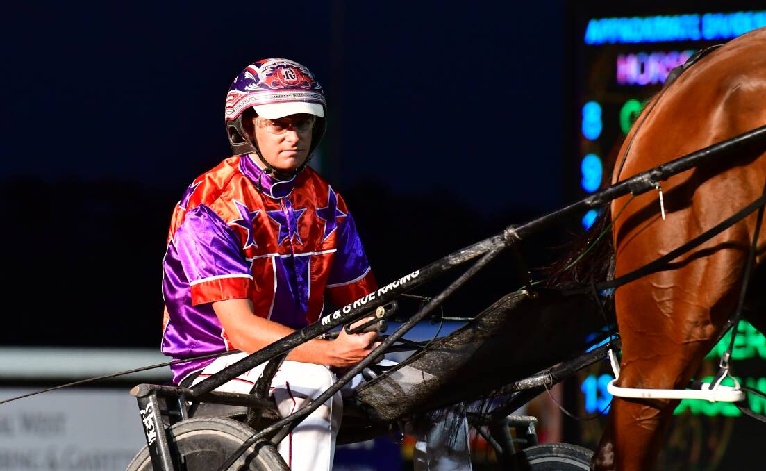 MORE SUCCESS: Mat Rue drove a winning double at Parkes on Wednesday with Renee Dale and Caribbean Jack. Photo: ALEXANDER GRANT