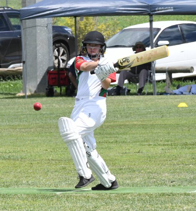 TOP SCORER: Wellington's Amali McNeill puts this shot away on her way to 61 runs in Western's win over Sydney East. Photo: CHRIS SEABROOK