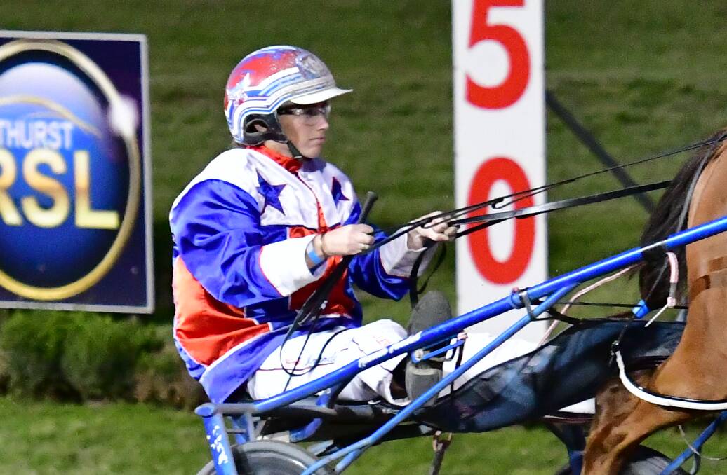 LEADING HOPE: Amanda Turnbull has a chance to earn her first Gold Crown win in the driver's seat with Ideal Dan. Photo: ALEXANDER GRANT