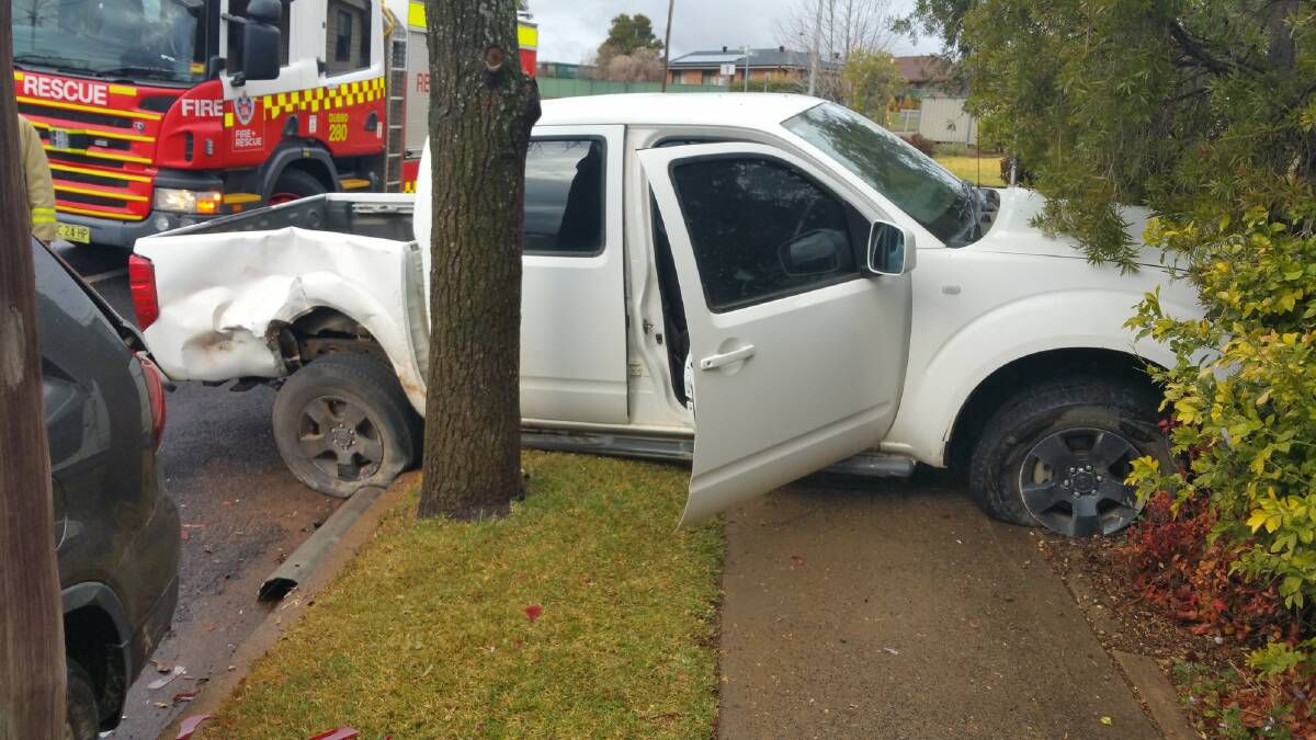 SLOW DOWN: Dubbo Emergency Services attended two separate car crashes on Sunday. Photo: Dubbo Fire Station 