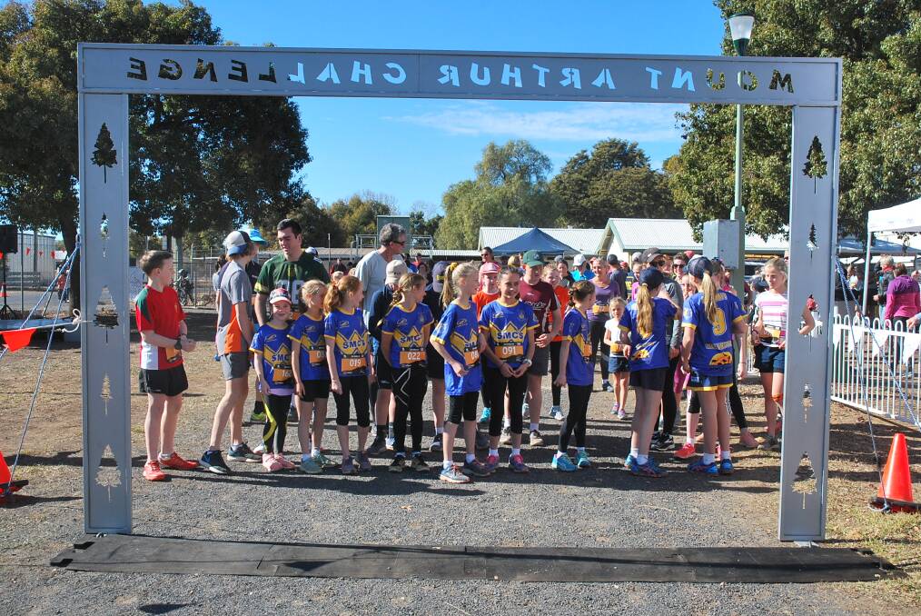 Ready to Race: The Wellington St Mary's Wolf Pack team in the Mt Arthur challenge. Photo: Contributed 