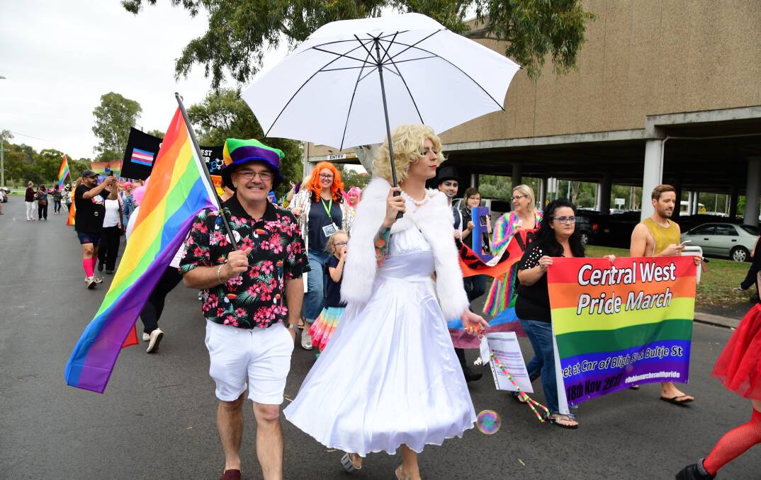 Set to celebrate: The annual Central West Pride March will kick off at 10am on Saturday at Bligh Soccer Ovals. Photo: File