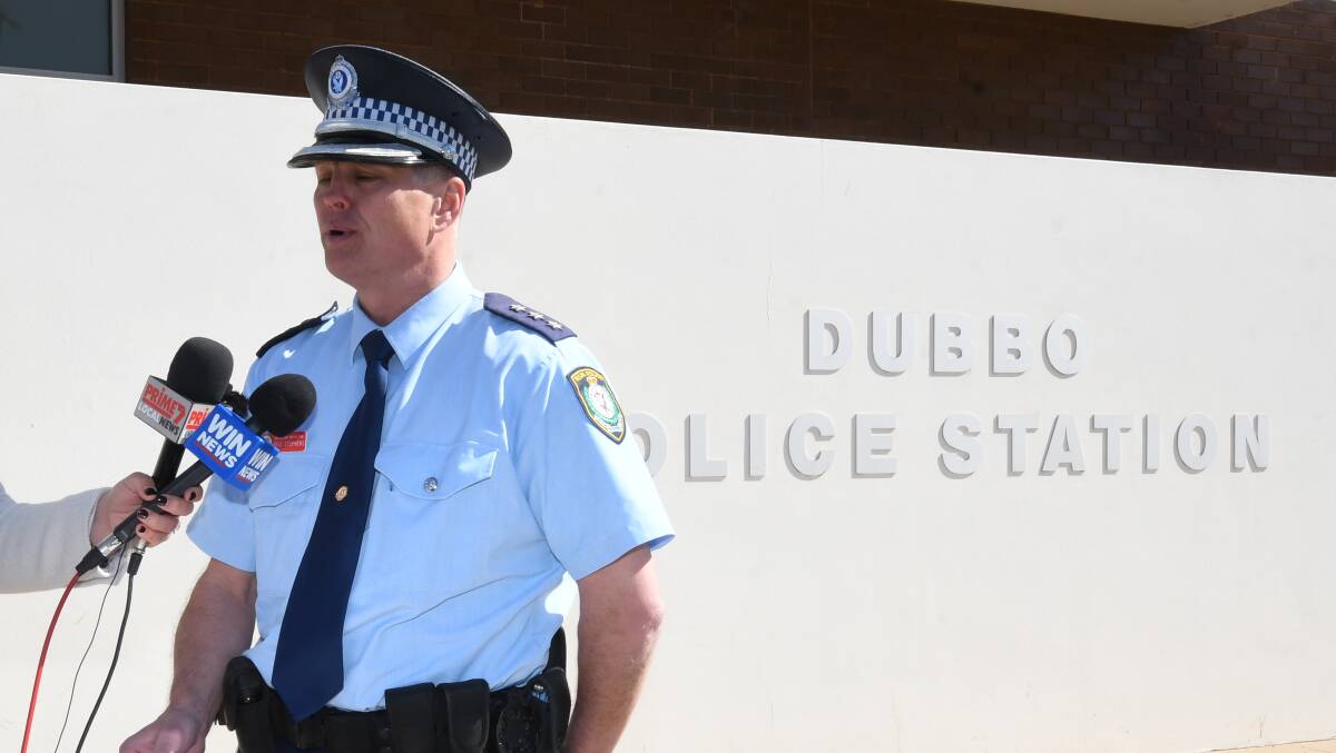 ARREST: Orana Mid-Western Police District Paul Stephens said there is still one person outstanding in relation to the armed robbery. Photo: Belinda Soole