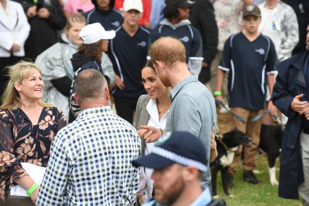Succes: Police ensured the protection of the Duke and Duchess while in Dubbo. Photo: Amy McIntyre