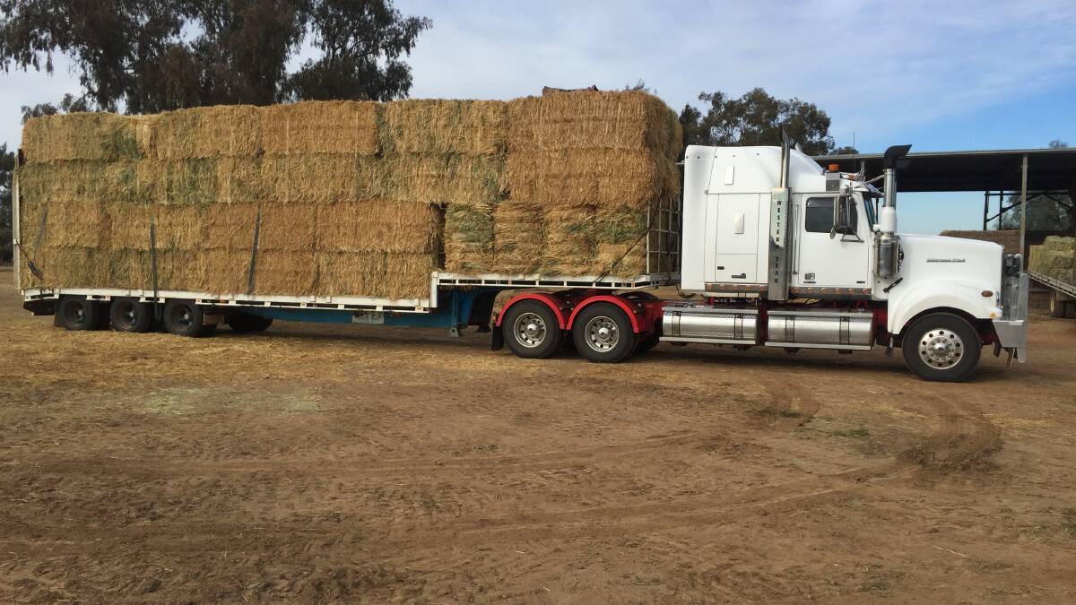 Truck driver Peter Cox was fined $330 for not splitting his loads into two, which would have been solved if he'd simply applied for a permit. This farcical situation should end with new hay freight regulations announced by Freight Minister Melinda Pavey today.