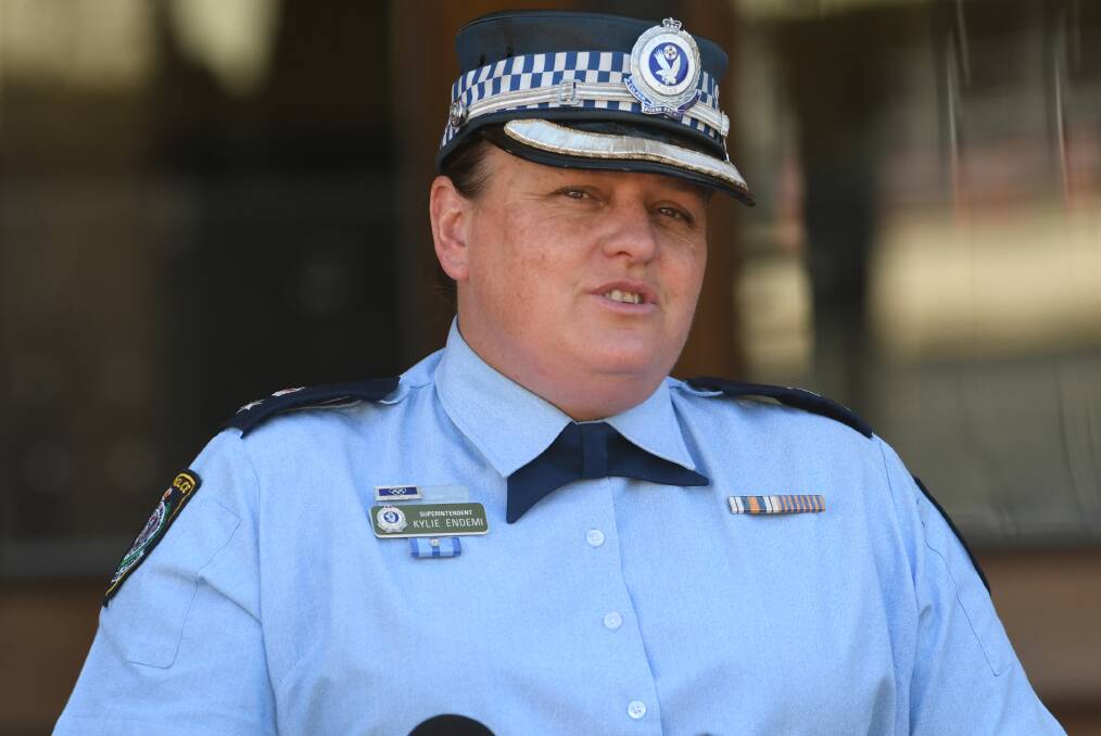CRACKING DOWN: Oxley Police District Superintendent Kylie Endemi said 13 penalty infringement notices were handed out by local officers over the past 24 hours. Photo: Gareth Gardner 