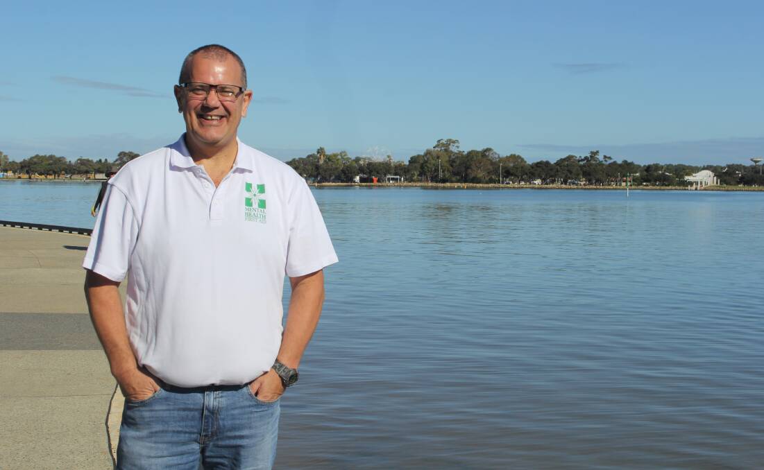 Mental Health Week: Advocate Patrick Dudley is making mental health a priority in the workplace by sharing his personal experiences. Photo: Claire Sadler.