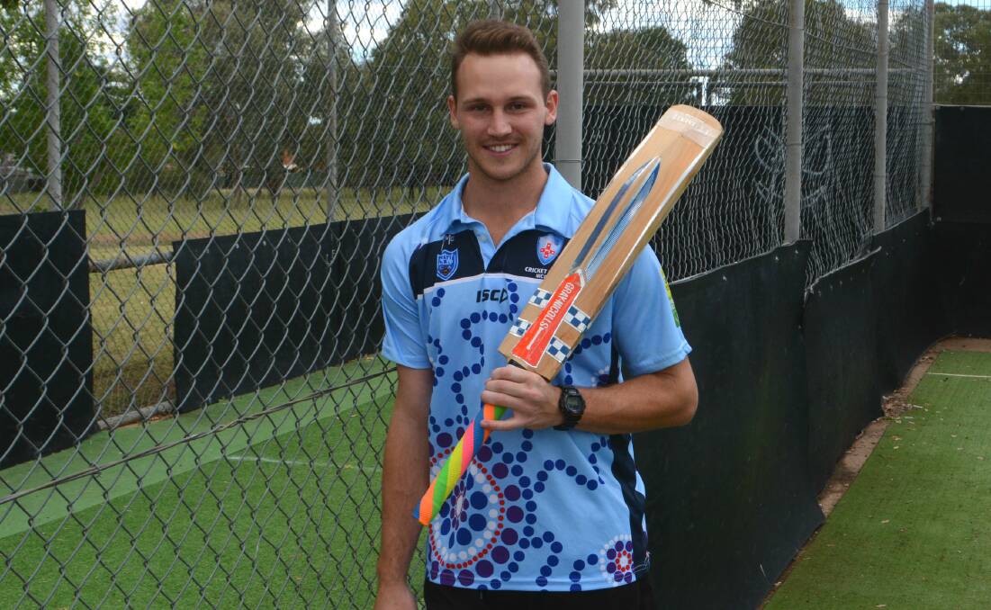 BLUES CALLING: Ben Patterson will go from the South Dubbo Oval nets to taking on the best country cricketers in the country in the coming weeks. Photo: NICK GUTHRIE