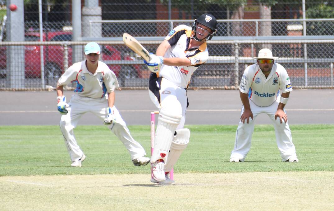 HITTING OUT: Two of the four vanquished captains in the RSL-Whitney Cup are tipping Mat Skinner (pictured) and Newtown to claim the title. Photo: AMY McINTYRE