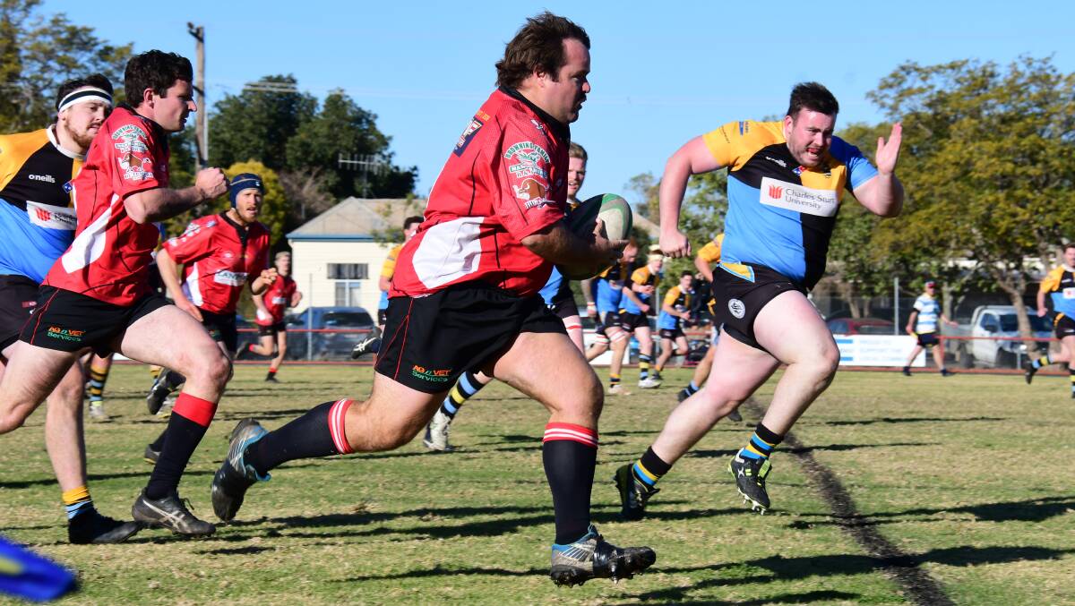 Narromine secured a home grand final in dominant fashion on Saturday. Photos: AMY McINTYRE