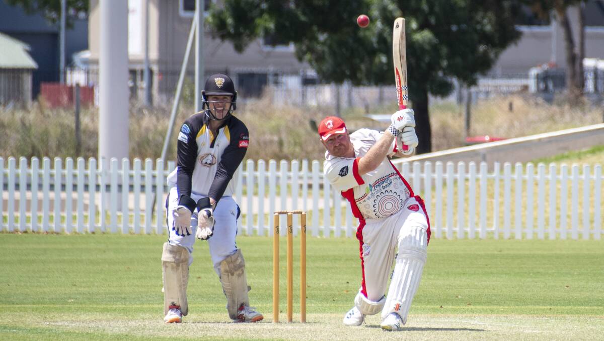 Mitch Bower was in top form again on Saturday and his century put Colts in a position of power against Newtown. Picture by Belinda Soole