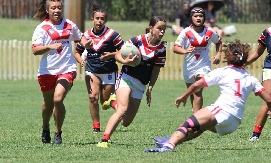 NEXT STEP: After featuring for the Roosters again in the Tarsha Gale Cup this year, Taneka Todhunter will now represent the NSW Country under 19s. Photo: SYDNEY ROOSTERS