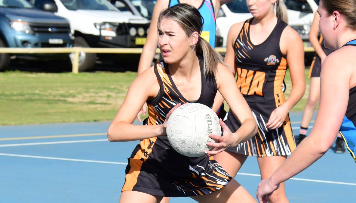 IN THE MIX: Ebony Martin and the Nyngan Cougars currently sit third in A Grade. Photo: AMY McINTYRE