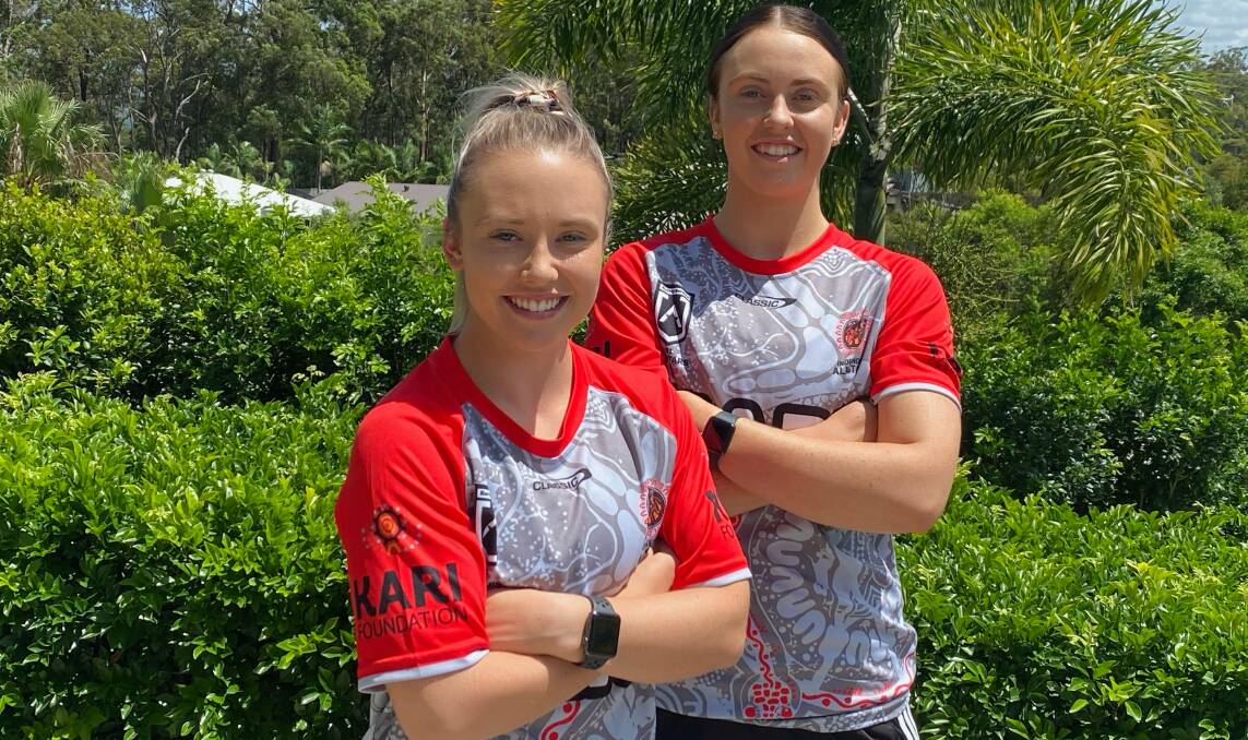 DREAM COME TRUE: Sisters Lailee and Kaitlyn Phillips will play alongside each other in the NRL All-Stars game later this month.