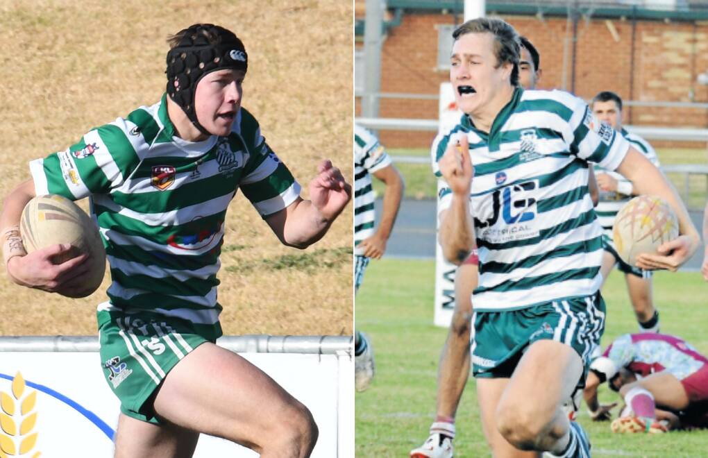 STARTING POINT: Matt Burton (left) and Isaah Yeo during their time at Dubbo CYMS as teenagers. Photos: FILE