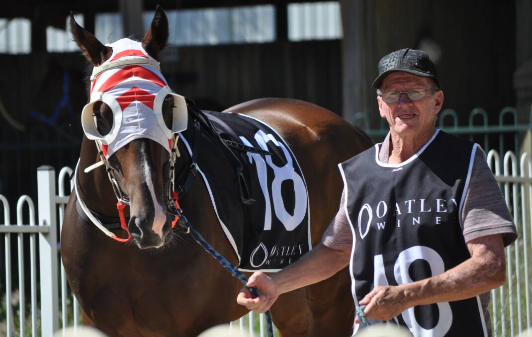 LOOKING UP: Garry Lunn, pictured at Mudgee previously, was among the winners on Monday. Photo: NICK McGRATH