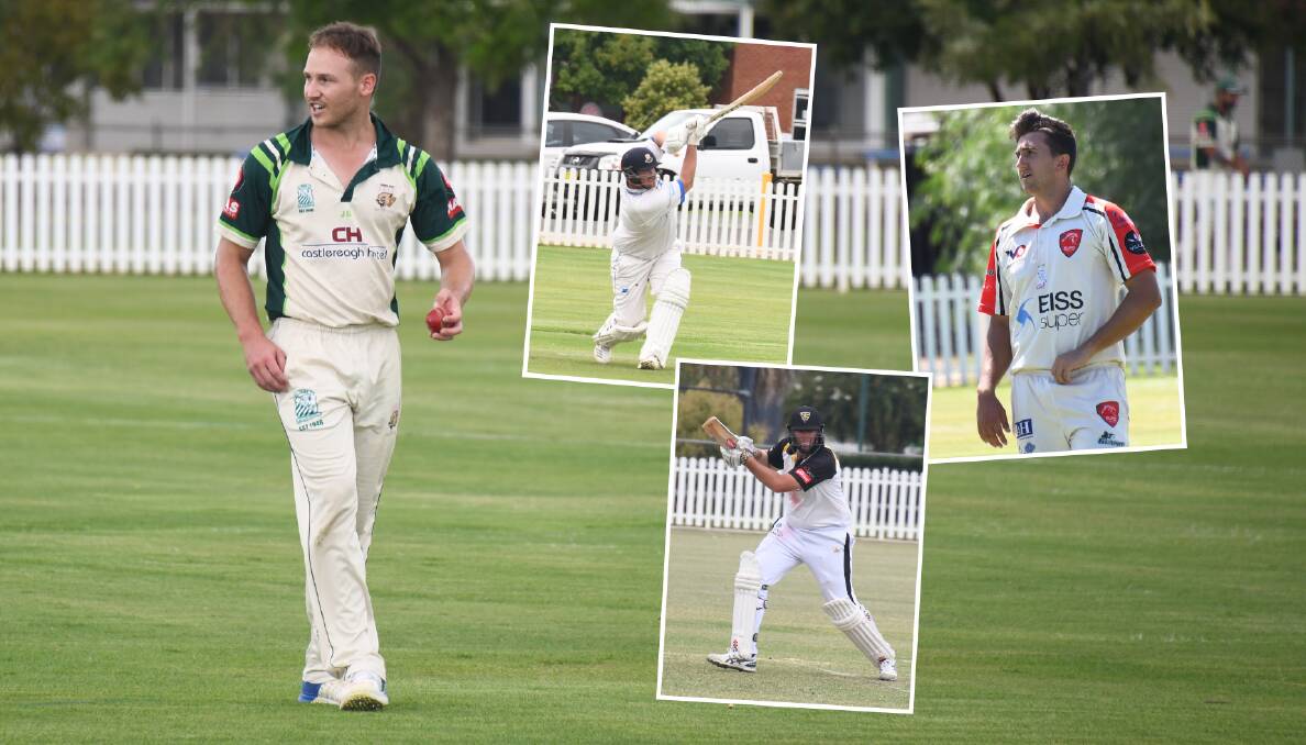 BEST OF THE BEST: Ben Patterson and (insets, clockwise from top) Lachlan Strachan, Marty Jeffrey and Steve Skinner all impressed this season. Pictures: Amy McIntyre