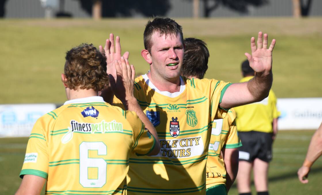 Orange CYMS president and front-rower Cam Jones did all he could to motivate his team this year but it was a season to forget for the first grade side. Picture by Amy McIntyre