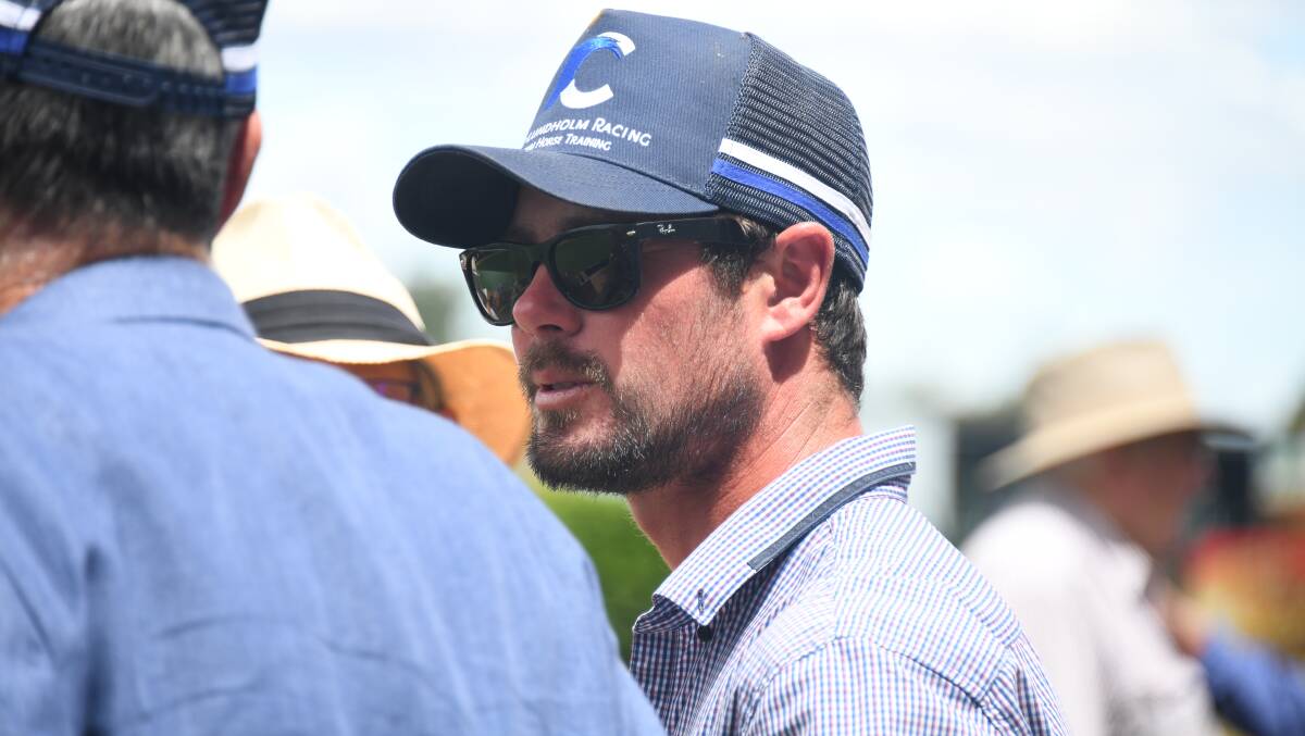 WATCH: Dubbo trainer Clint Lundholm shapes as the one to beat on Sunday as he'll have five chances in the $150,000 heat. Picture: Amy McIntyre