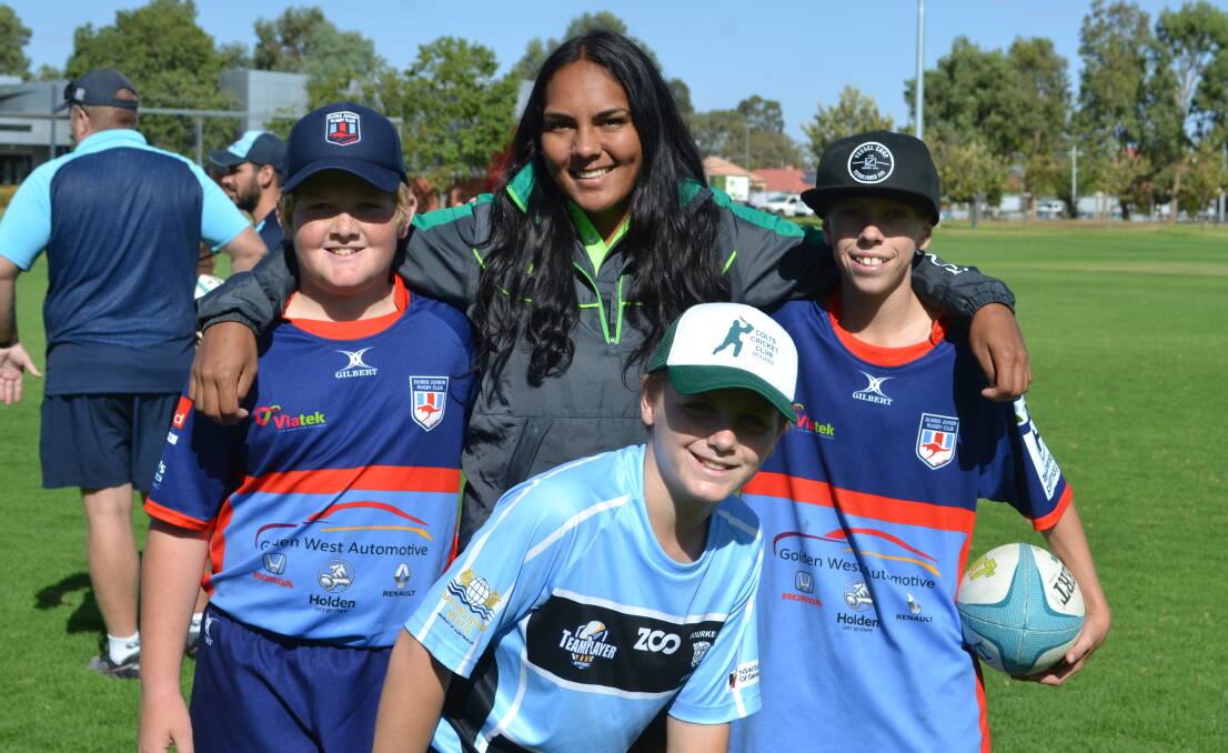 Mahalia Murphy was delighted to see close to 150 juniors at Camp Waratah. Photos: NICK GUTHRIE