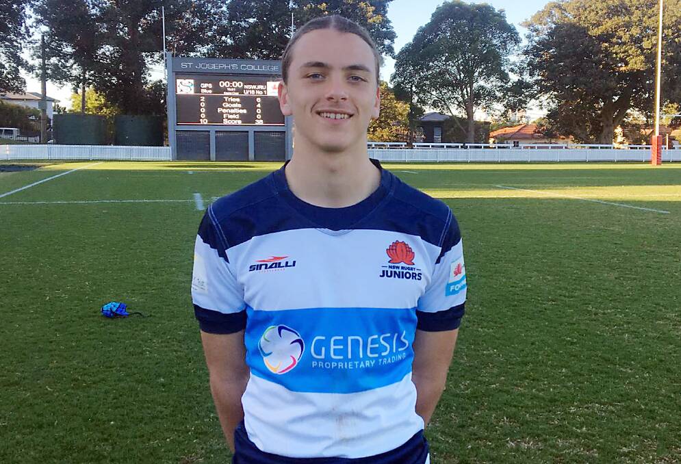 GO AGAIN: After representing his state in the 15-man format, Jayden Blake will play for NSW at the National Youth 7s this weekend. Photo: CONTRIBUTED
