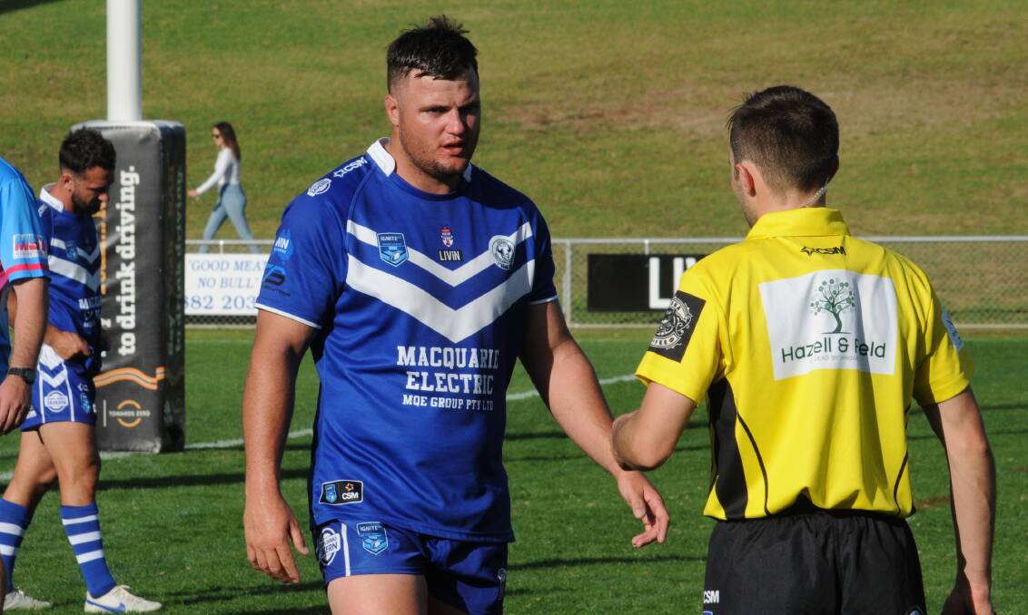 Jack Kavanagh has accepted a three-match ban after last weekend's clash with Mudgee. Picture by Nick Guthrie