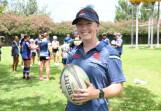 Jacinta Windsor was back out west as part of the Waratahs' regional tour. Picture by Amy McIntyre
