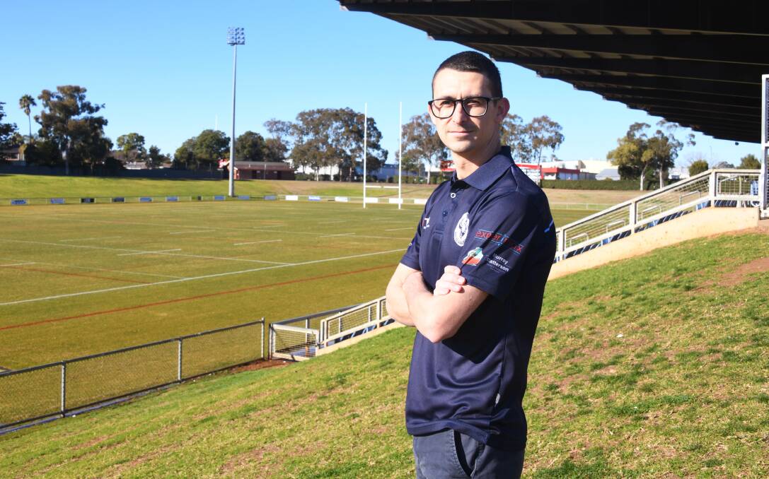 Jarryd Meredith at Apex Oval, where the Macquarie Raiders will host their annual Perry Meredith Rounds fixture on Saturday. Picture: Amy McIntyre