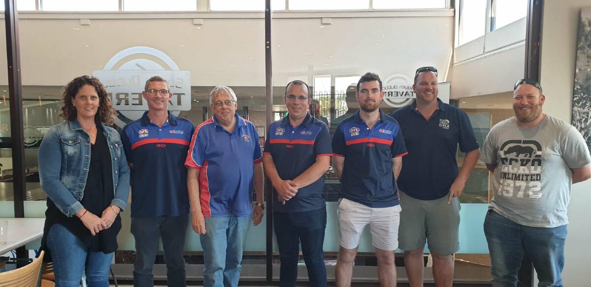 BACK IN THE FOLD: Joe Knagge (third from left) is back as part of a new-look Dubbo Demons committee. Photo: CONTRIBUTED