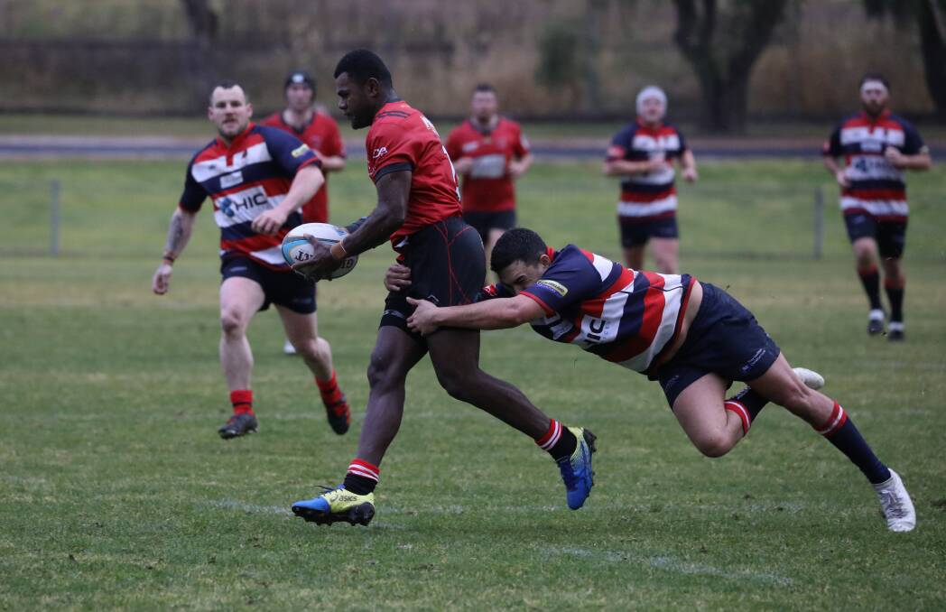 IMPACT: Ratu Roko is one of a number of new players lining up for the Narromine Gorillas this season. Photo: SIMONE KURTZ