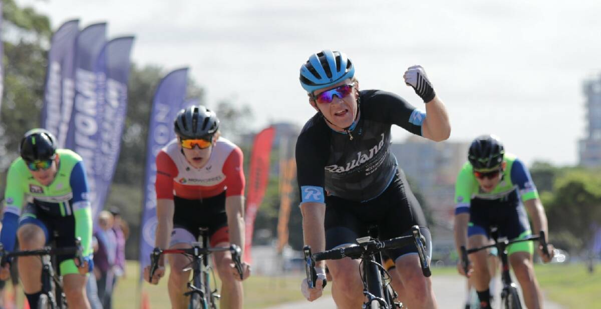 TOO GOOD: Kurt Eather won at the weekend's NSW Elite Criterium Championships. Photo: CONTRIBUTED