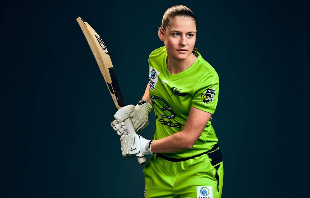 HERE WE GO: Tahlia Wilson will connect with western area students next week. Photo: SYDNEY THUNDER
