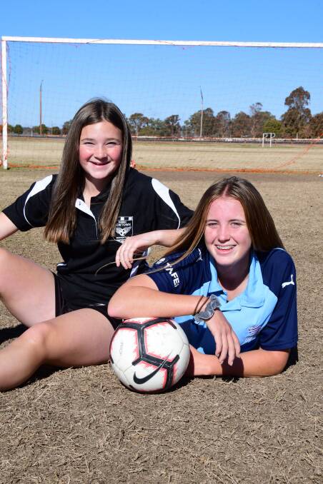 Amy Moore and Aimee Longhurst will represent NSW Country next week. Photos: BELINDA SOOLE