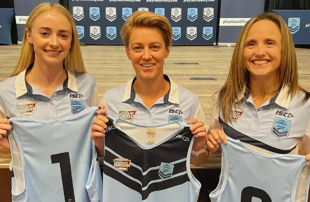 CHAMPIONS: Madi Crowe (left), Nic Grose (centre), and Shelley Darcy were three of the four Dubbo players who represented NSW at last year's State of Origin series. Picture: Nick Guthrie