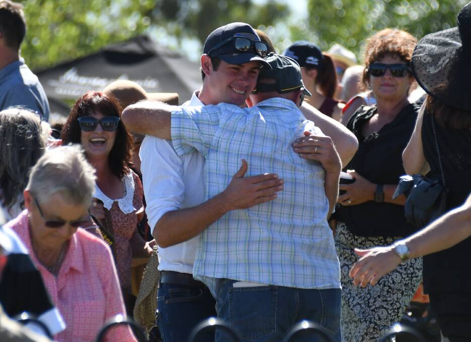WE GOT THERE: Sunday's result was an emotional one for Dubbo trainer Clint Lundholm. Photo: AMY McINTYRE