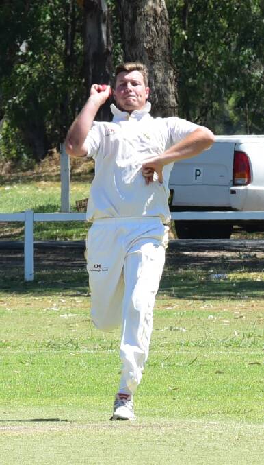 KEEN: Mitch Bower stated South Dubbo all-rounder Scott Tucker (pictured) is keen to bowl to the likes of Macquarie's Jason Green this weekend. Photo: PAIGE WILLIAMS 