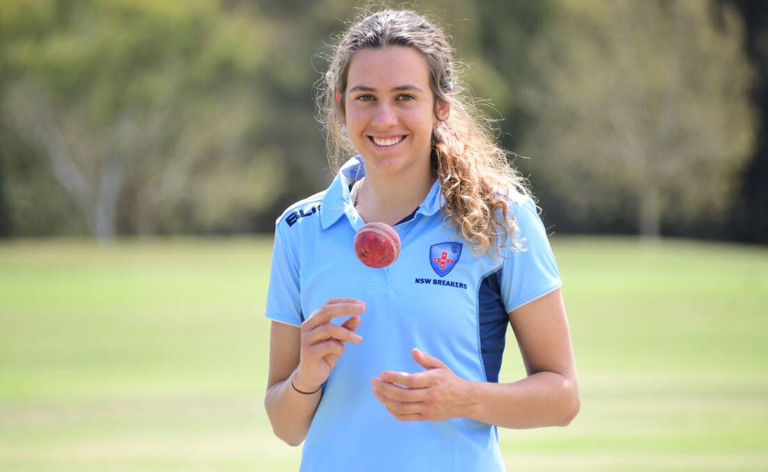 ON HER WAY: Emma Hughes will link with the Sydney Sixers early next month. Photo: AMY McINTYRE